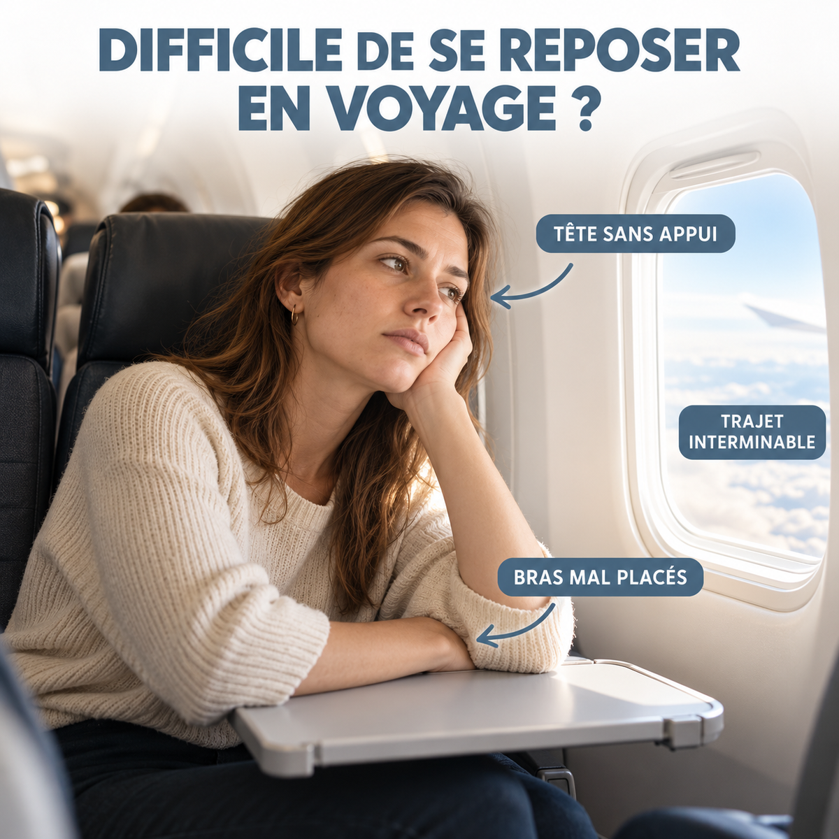 Infographie : difficulté de se reposer en voyage