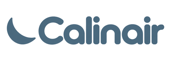 Logo Calinair en bleu ardoise